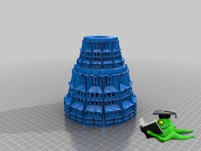 learn spanishtowerverstehst buildings structures 3d print model - Mito3D