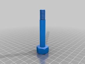 mi personalizados tuerca de trabajo la palanca partes 3d print model - Mito3D