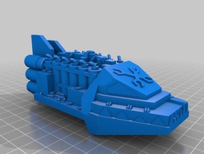 orks gorbags vingança navio de guerra 3d impressão battlefleet gótico 3d print model - Mito3D
