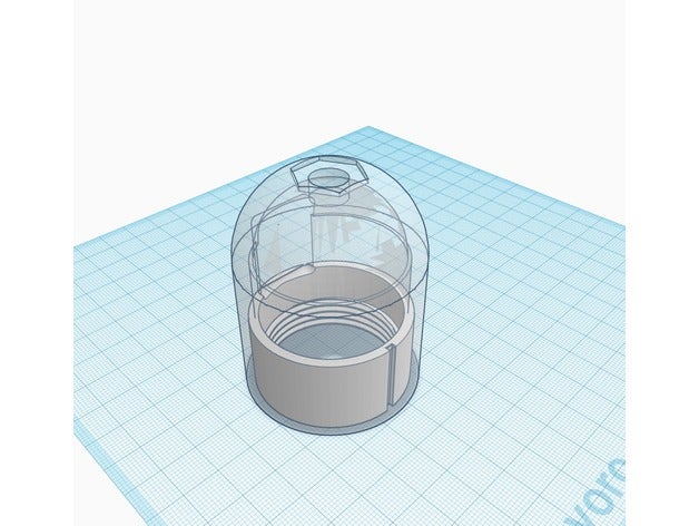 e27 shelly1 base de la lámpara 3d impresión bombilla smart 3D print model - Mito3D