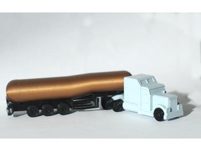 tanker truck vehicles 3d print model - Mito3D
