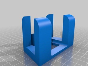 desk cable holder 4 office customized 3d print model - Mito3D