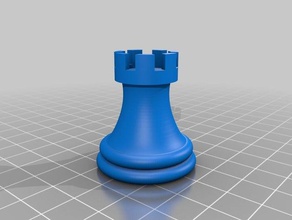 rook chess 3d printing 3d print model - Mito3D