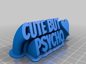 psycho office customized 3d print model - Mito3D