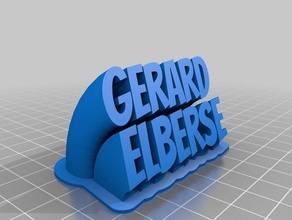 gerard office personalizado 3d print model - Mito3D