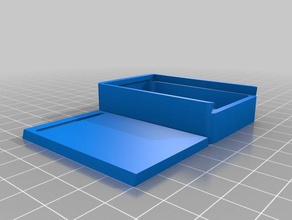 box sliding top containers 3d print model - Mito3D