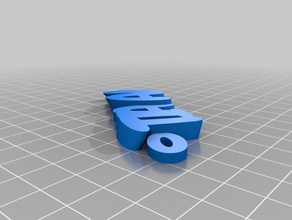 tiaan keyring keychains customized 3d print model - Mito3D