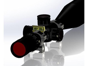 champ d'application de niveau à bulle sport l'extérieur le fusil prise vue 3d print model - Mito3D