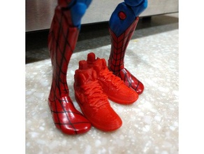 air jordan révisée les jouets jeux action figure miniature nike chaussure spiderman 3d print model - Mito3D