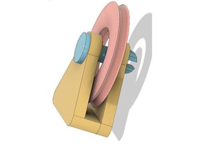 Wäscheleine pulley-system Haushalt 3d print model - Mito3D