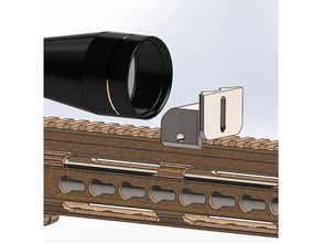 scope artificial horizon -picatinny sport outdoors rifle sight 3d print model - Mito3D