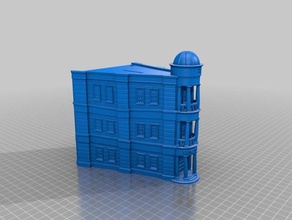 gringotts piggy bank buildings structures diagon alley harrypotter harry potter hogwarts piggybank 3d print model - Mito3D