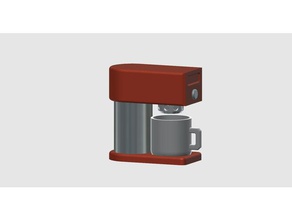 110 kahve makinesi rc araç minyatür ölçekli aksesuarlar 3d print model - Mito3D