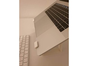 macbook support d'ordinateur portable ordinateur pro retina 15 stand 3d print model - Mito3D
