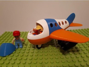 duplo aucun jeu de puzzle d'avion les jouets jeux compatible nsfw 3d print model - Mito3D