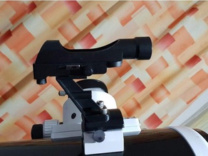 soporte de montaje la astronomía bajo costo buscador punto rojo diy telescopio 3d print model - Mito3D