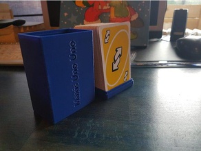 uno Kasten - Spielzeug Spiel Zubehör Karten spielkarten 3d print model - Mito3D