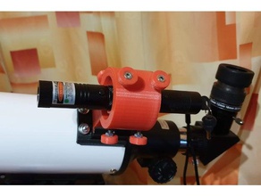 Astronomi montaj aparatı lazer pointer diy teleskop 3d print model - Mito3D