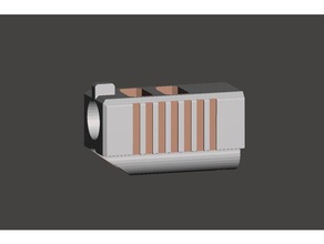 glock compensator other airsoft g17 muzzle silencer slide suppressor 3d print model - Mito3D