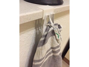 toallero cocina de comedor titular la toalla gancho el alféizar ventana 3d print model - Mito3D
