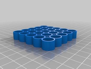 aaa battery holder 5x5 3d printing 3d print model - Mito3D