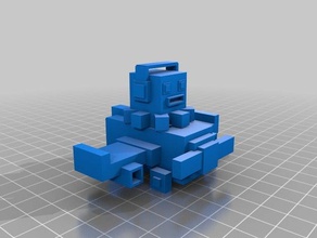 shooty-skies-Flugzeug video Spiele crossy road mobile 3d print model - Mito3D