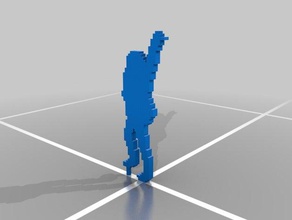 mini michael jackson statua di mj moonwalker 3d stampa 3d print model - Mito3D