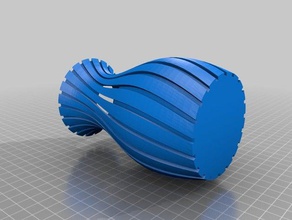 spiral flower vase 3d printing 3d print model - Mito3D