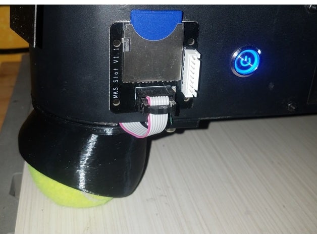 qq palla da tennis piedi ammortizzatori 3d la stampante parti 3D print model - Mito3D