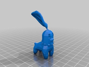 chikorita esculturas poke pokemon 3d print model - Mito3D