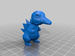 cyndaquil wählen Skulpturen Figur poke pokeball pokemon 3d print model - Mito3D
