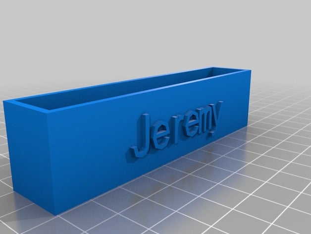 jeremy kartvizit sahibi ofis özelleştirilmiş 3D print model - Mito3D