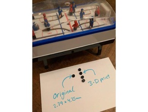 Ersatz-mini-hockey-pucks - Spielzeug Spiel Zubehör 3d print model - Mito3D