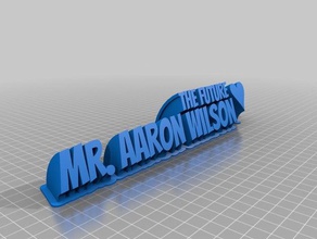 aaron office customized 3d print model - Mito3D