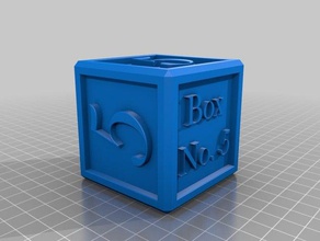 caixa 5 chaveiros boxfive broadway opera fantasma 3d print model - Mito3D