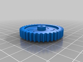 small gear 36 tooth 3d printing 3d print model - Mito3D