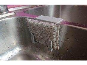 kitchen sponge holder dining drainer 3d print model - Mito3D