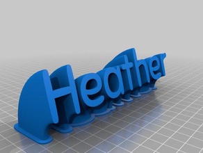 heather 2 office angepasst 3d print model - Mito3D