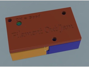 switch filament out jam sensor marlin 119 3d printer parts anet a8 tronxy p802ma 3d print model - Mito3D
