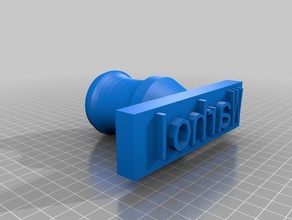 meu personalizados customizeable carimbo sinais logotipos 3d print model - Mito3D