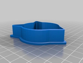 fox cookie-cutter 3d drucken 3d print model - Mito3D