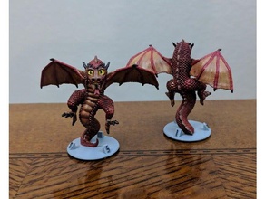 gloomhaven monstre crachant drake jouet jeu accessoires le mdn miniature dragon 3d print model - Mito3D