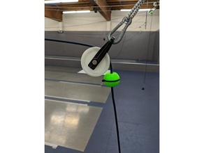 overhead reel Draht Tülle Fechten Streifen sport im freien Degen - Folie sabre sport-Fechten Halter 3d print model - Mito3D