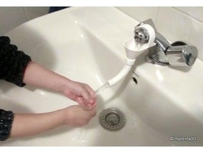 Tippen Sie auf die Erweiterung Kinder Bad Bad-Accessoires Waschbecken im Badezimmer Kind Wasserhahn grifo nios Kinder-Wasserhahn 3d print model - Mito3D