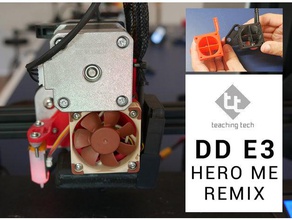 tt e3 hero me base remix 3d printer parts barasaba innovations dd direct drive ender 3 3d print model - Mito3D