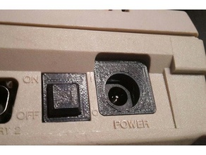 ultimate64 power+botão sudário melhorada computador 3d print model - Mito3D