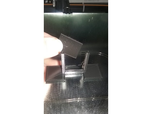 bracetest test boşluk genişliklerini destekler parantez modellenmiş 3d baskı testler 3D print model - Mito3D