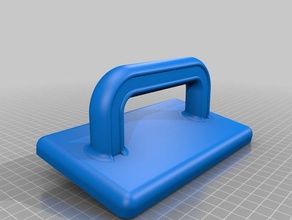 empuje el bloque mano herramientas carpintería 3d print model - Mito3D