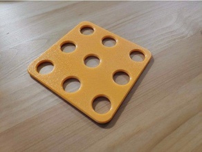 square plate toys games children kids tool 3d print model - Mito3D