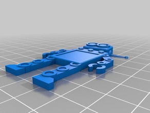 ninja Schlüsselanhänger angepasst 3d print model - Mito3D
